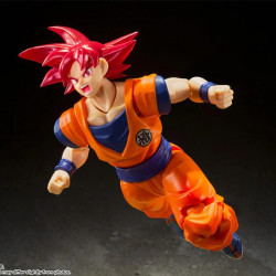 Dragon Ball Super SSG Son Goku Saiyan God of Virtue S.H. Figuarts Action Figure