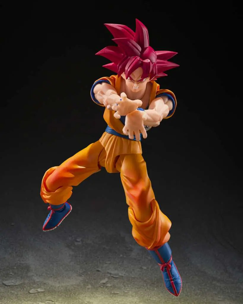 Dragon Ball Super: Super Saiyan Son Goku God Aura S.H.Figuarts Action Figure