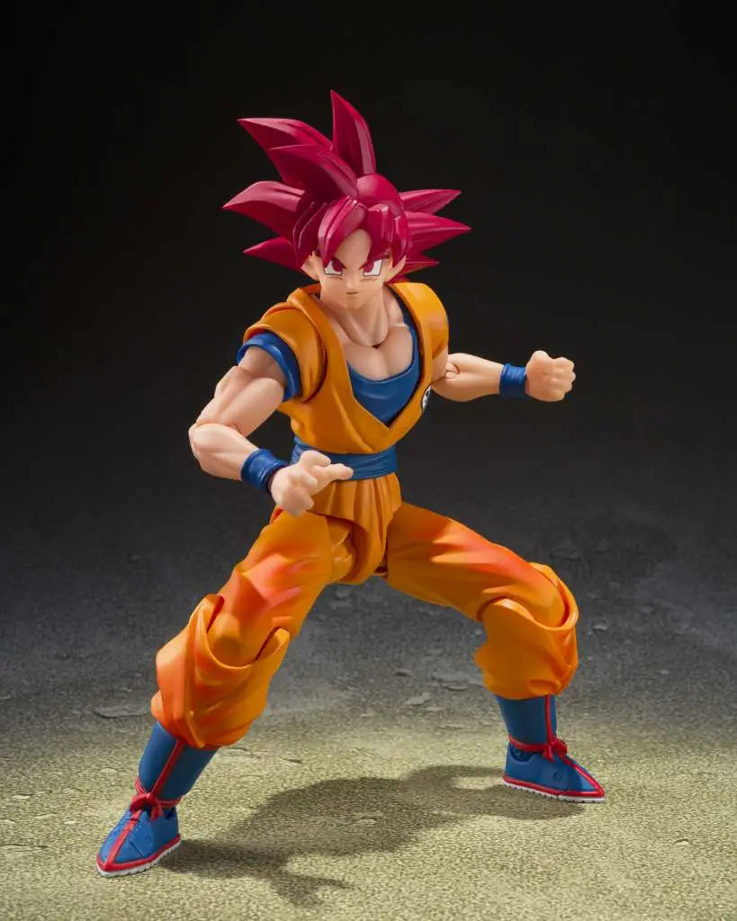 Dragon Ball Super: Super Saiyan Son Goku God Aura S.H.Figuarts Action Figure