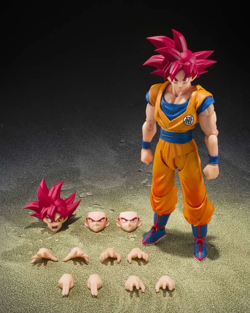 Dragon Ball Super: Super Saiyan Son Goku God Aura S.H.Figuarts Action Figure