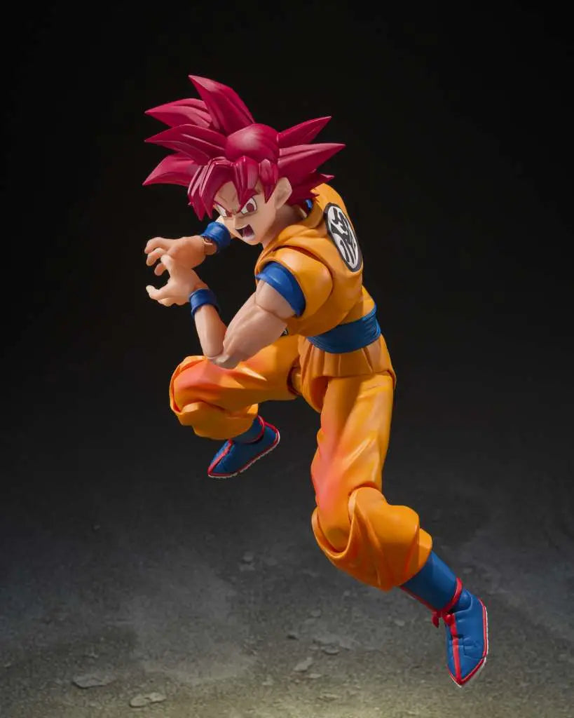 Dragon Ball Super: Super Saiyan Son Goku God Aura S.H.Figuarts Action Figure