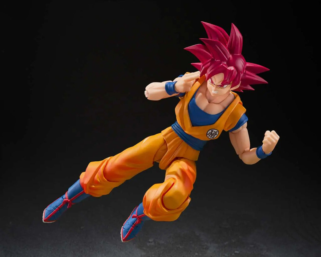 Dragon Ball Super: Super Saiyan Son Goku God Aura S.H.Figuarts Action Figure
