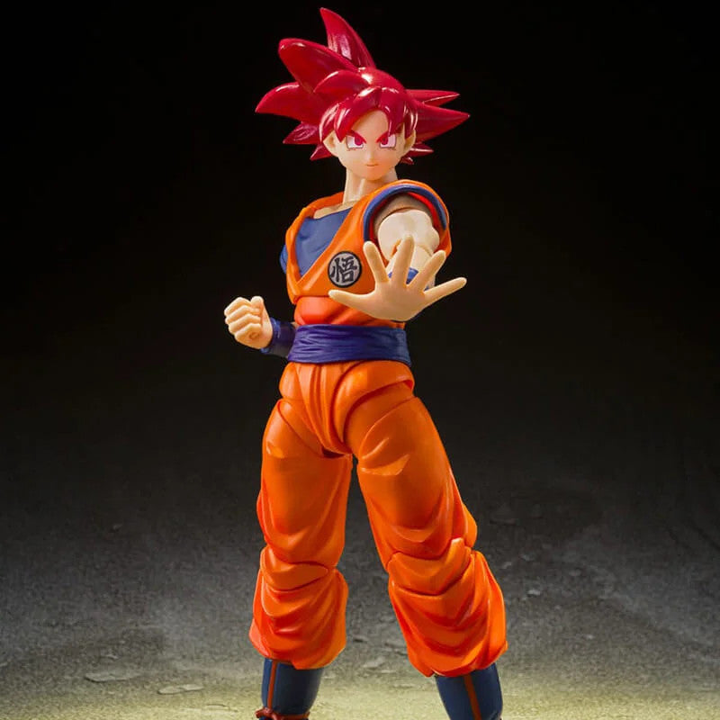 Dragon Ball Super SSG Son Goku Saiyan God of Virtue S.H. Figuarts Action Figure
