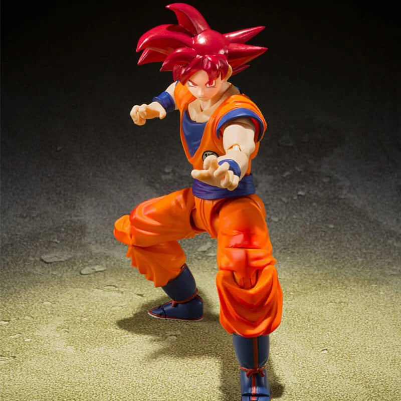 Dragon Ball Super SSG Son Goku Saiyan God of Virtue S.H. Figuarts Action Figure