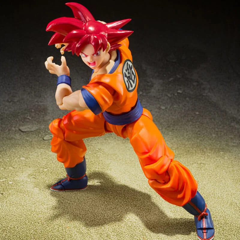 Dragon Ball Super SSG Son Goku Saiyan God of Virtue S.H. Figuarts Action Figure