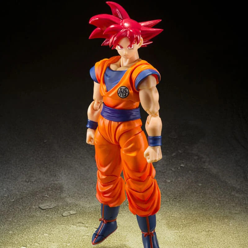 Dragon Ball Super SSG Son Goku Saiyan God of Virtue S.H. Figuarts Action Figure
