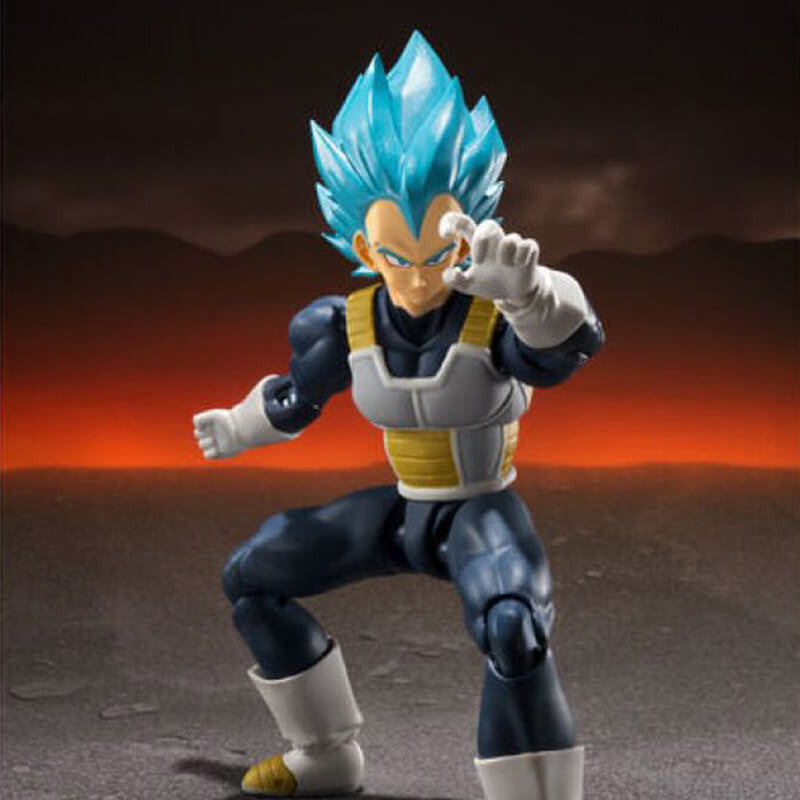 Dragon Ball Super:  Vegeta Super Saiyan Blue (15th Anniversary Version) 14 cm S.H. Figuarts Action Figure