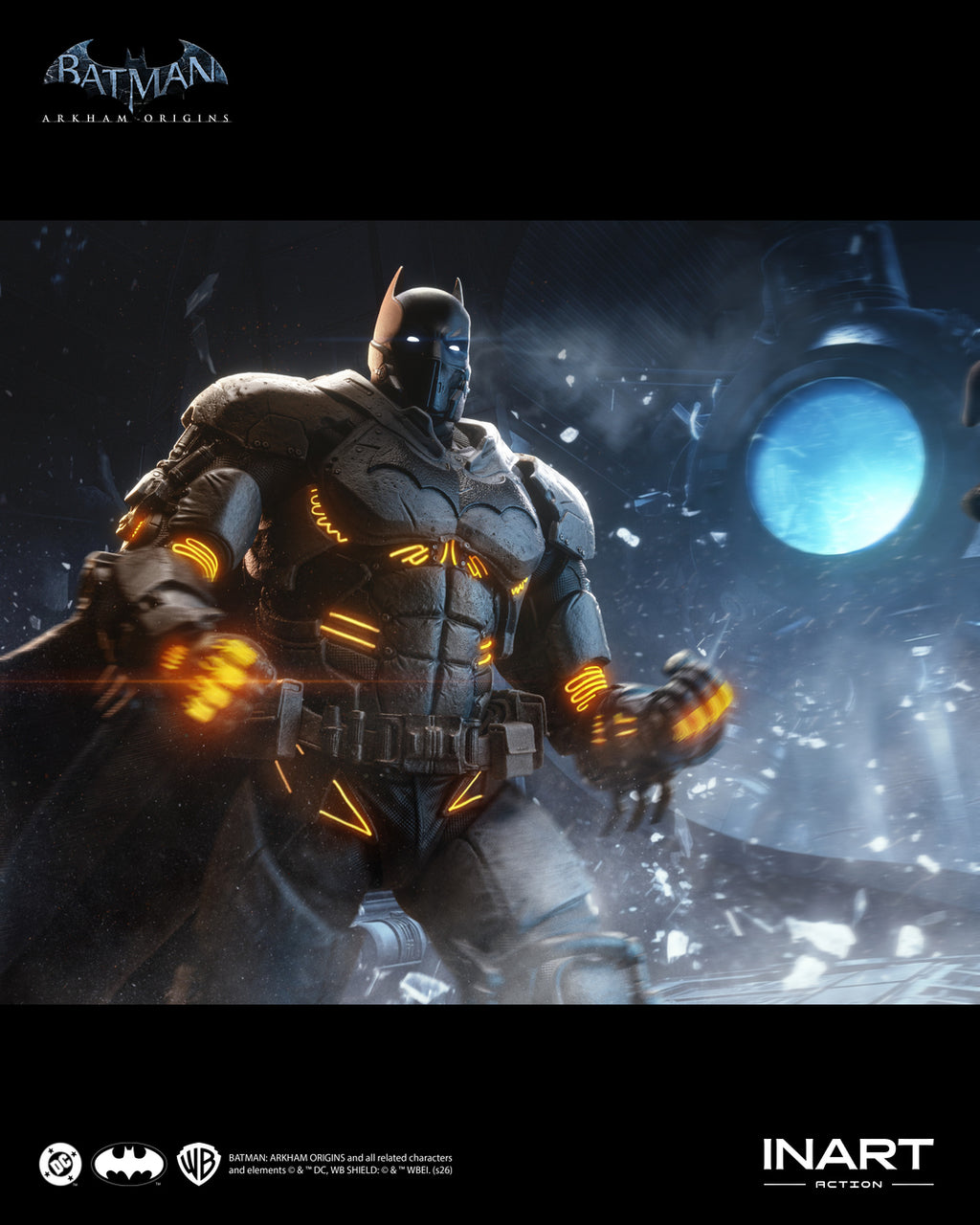 INART Batman (XE Suit) - Batman: Arkham Origins 1/12 Action Figure