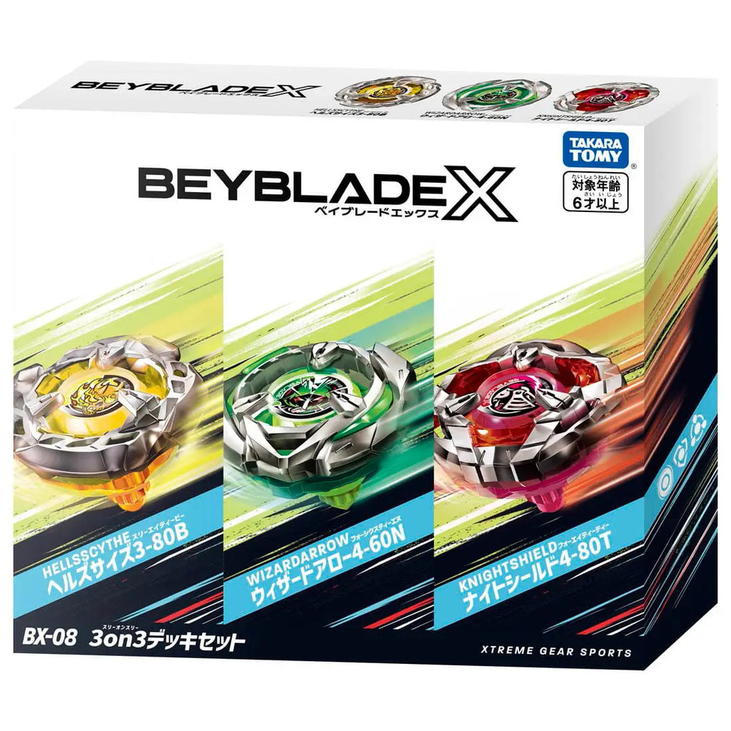 BEYBLADE X 3ON3 Deck Set (Takara Tomy)