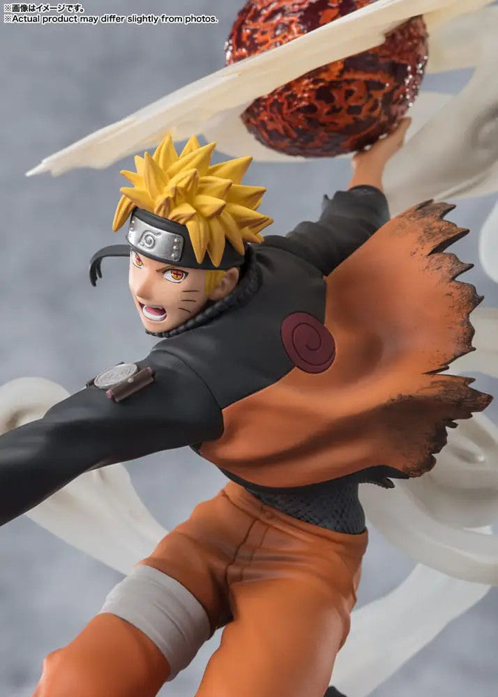 Naruto Shippuden Figuarts ZERO Extra Battle PVC Statue Naruto Uzumaki-Sage Art: Lava Release Rasenshuriken 24 cm