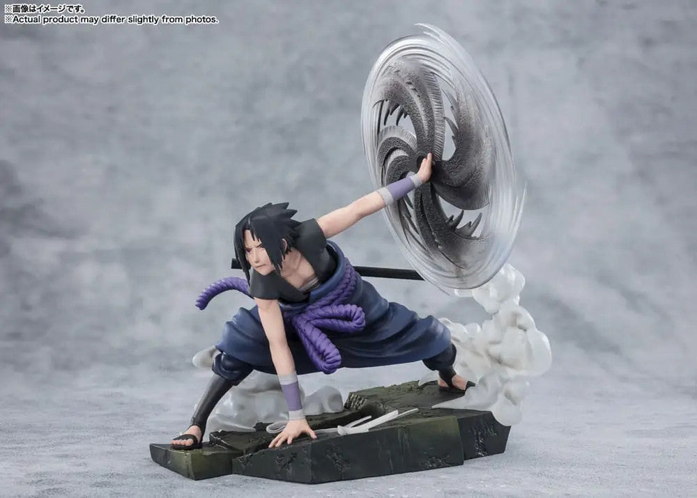 Naruto Shippuden FiguartsZERO Extra Battle PVC Statue Sasuke Uchiha -The Light & Dark of the Mangekyo Sharingan- 20 cm