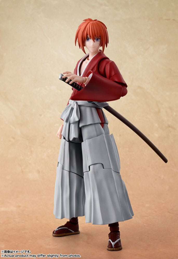 S.H.Figuarts Rurouni Kenshin: Meiji Swordsman Romantic Story Kenshin Himura Action Figure 13 cm