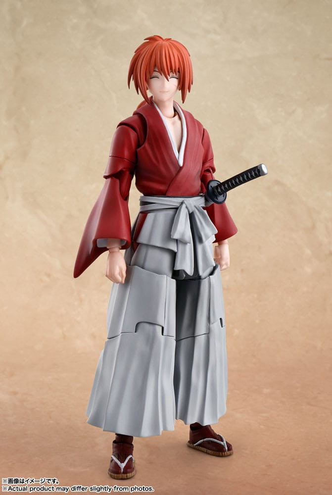 S.H.Figuarts Rurouni Kenshin: Meiji Swordsman Romantic Story Kenshin Himura Action Figure 13 cm