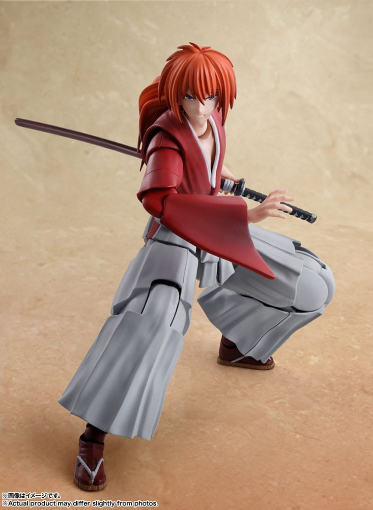 S.H.Figuarts Rurouni Kenshin: Meiji Swordsman Romantic Story Kenshin Himura Action Figure 13 cm