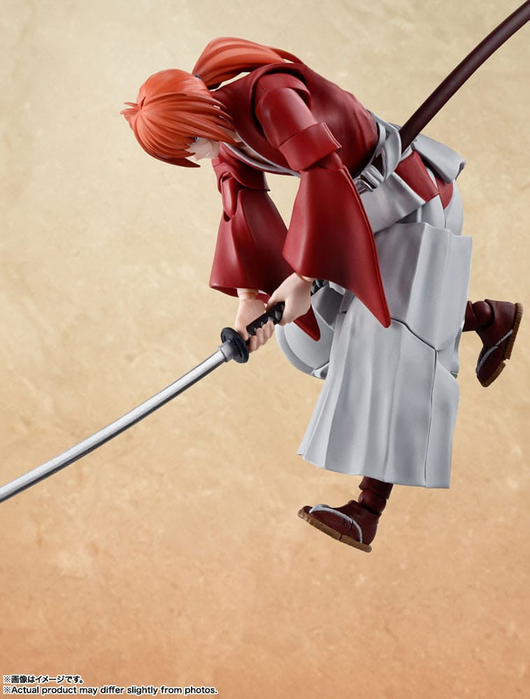 S.H.Figuarts Rurouni Kenshin: Meiji Swordsman Romantic Story Kenshin Himura Action Figure 13 cm