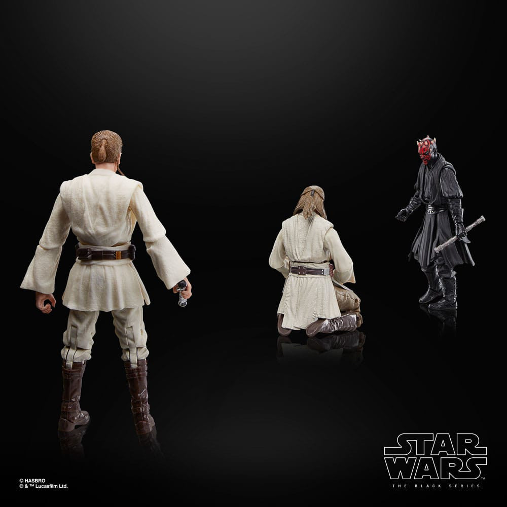 Star Wars Black Series: Episode 1 Triple-Pack Qui-Gon Jinn, Darth Maul, Obi-Wan Kenobi 15cm