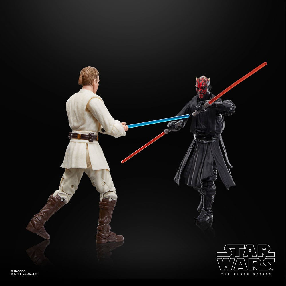Star Wars Black Series: Episode 1 Triple-Pack Qui-Gon Jinn, Darth Maul, Obi-Wan Kenobi 15cm