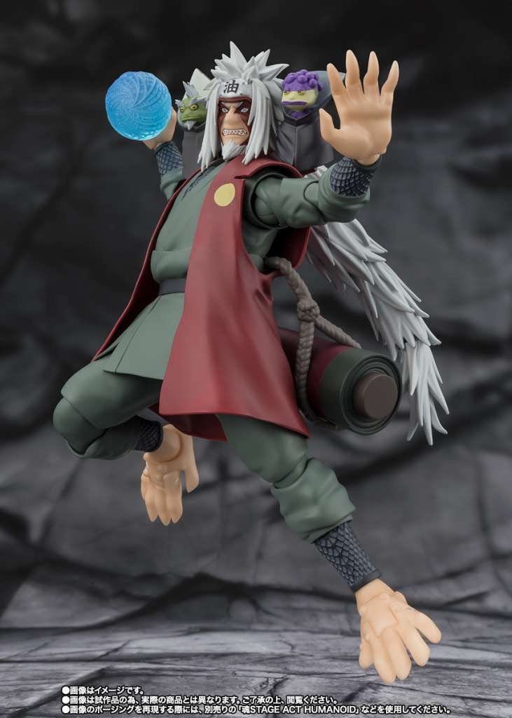 Naruto: Jiraiya Hidden Leaf Heroic Master Sage (Sage Mode Set) S.H.Figuarts Action Figure 17 cm