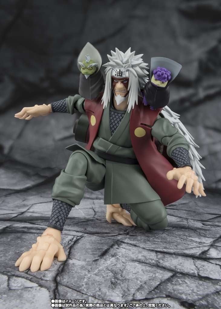 Naruto: Jiraiya Hidden Leaf Heroic Master Sage (Sage Mode Set) S.H.Figuarts Action Figure 17 cm