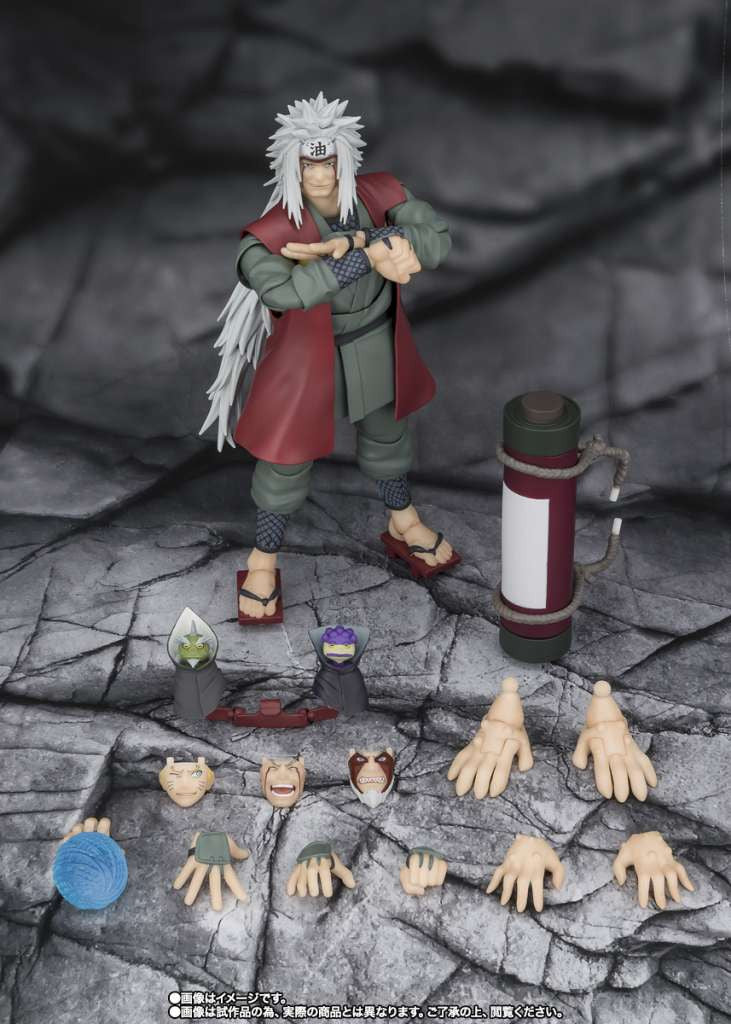 Naruto: Jiraiya Hidden Leaf Heroic Master Sage (Sage Mode Set) S.H.Figuarts Action Figure 17 cm