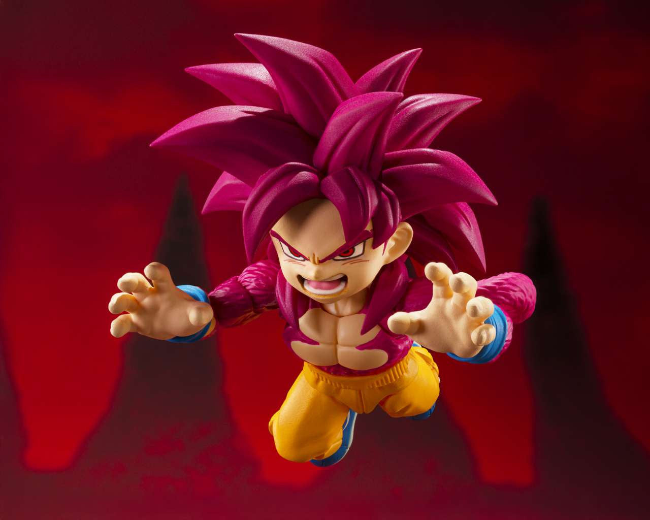 Dragon Ball Daima: Super Saiyan 4 Son Goku (mini) S.H.Figuarts Action Figure 8 cm