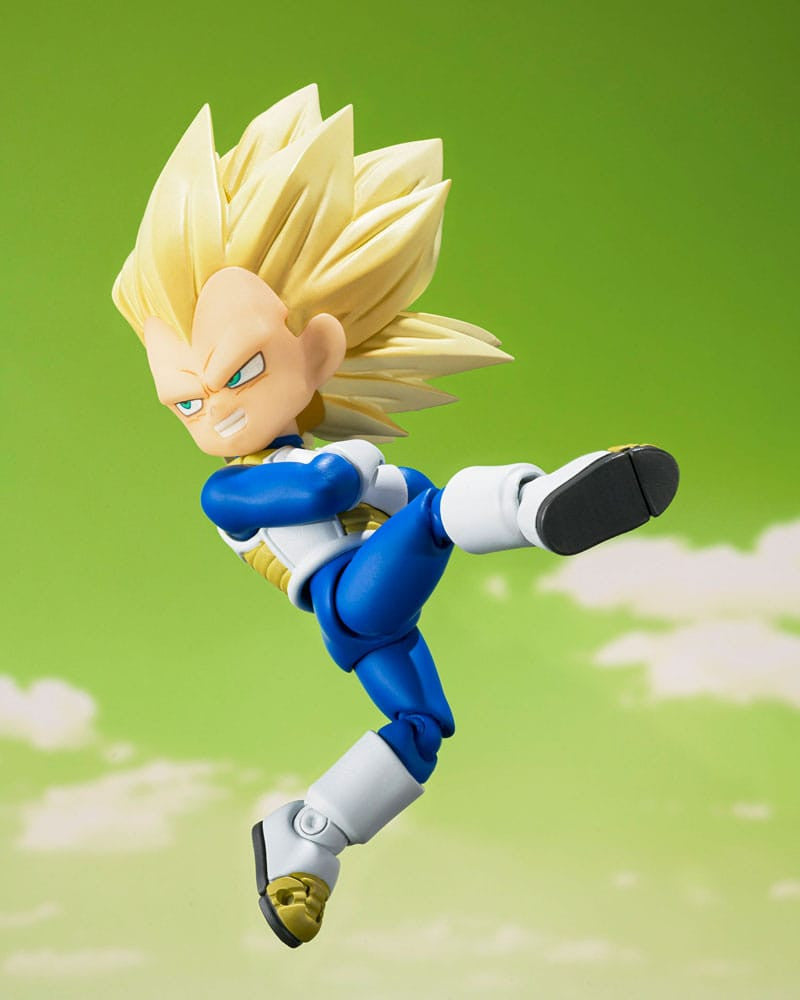 Dragon Ball Super Saiyan 3 Vegeta (Mini) Daima S.H.Figuarts Action Figure 8 cm