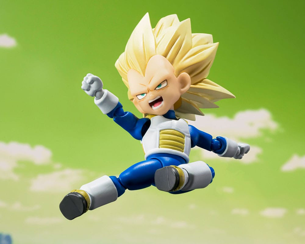 Dragon Ball Super Saiyan 3 Vegeta (Mini) Daima S.H.Figuarts Action Figure 8 cm