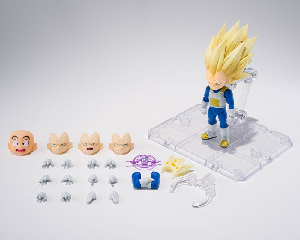 Dragon Ball Super Saiyan 3 Vegeta (Mini) Daima S.H.Figuarts Action Figure 8 cm