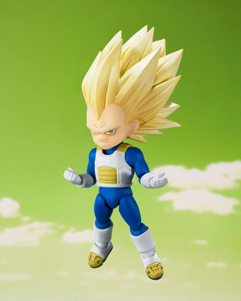 Dragon Ball Super Saiyan 3 Vegeta (Mini) Daima S.H.Figuarts Action Figure 8 cm