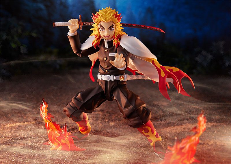 Demon Slayer: Kimetsu no Yaiba Figma Action Figure Kyojuro Rengoku 15 cm