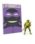 Teenage Mutant Ninja Turtles BST AXN x IDW Action Figure & Comic Book Donatello Exclusive 13 cm