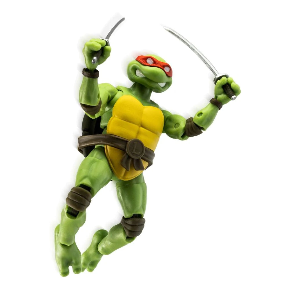 Teenage Mutant Ninja Turtles BST AXN x IDW Action Figure & Comic Book Leonardo Exclusive 13 cm