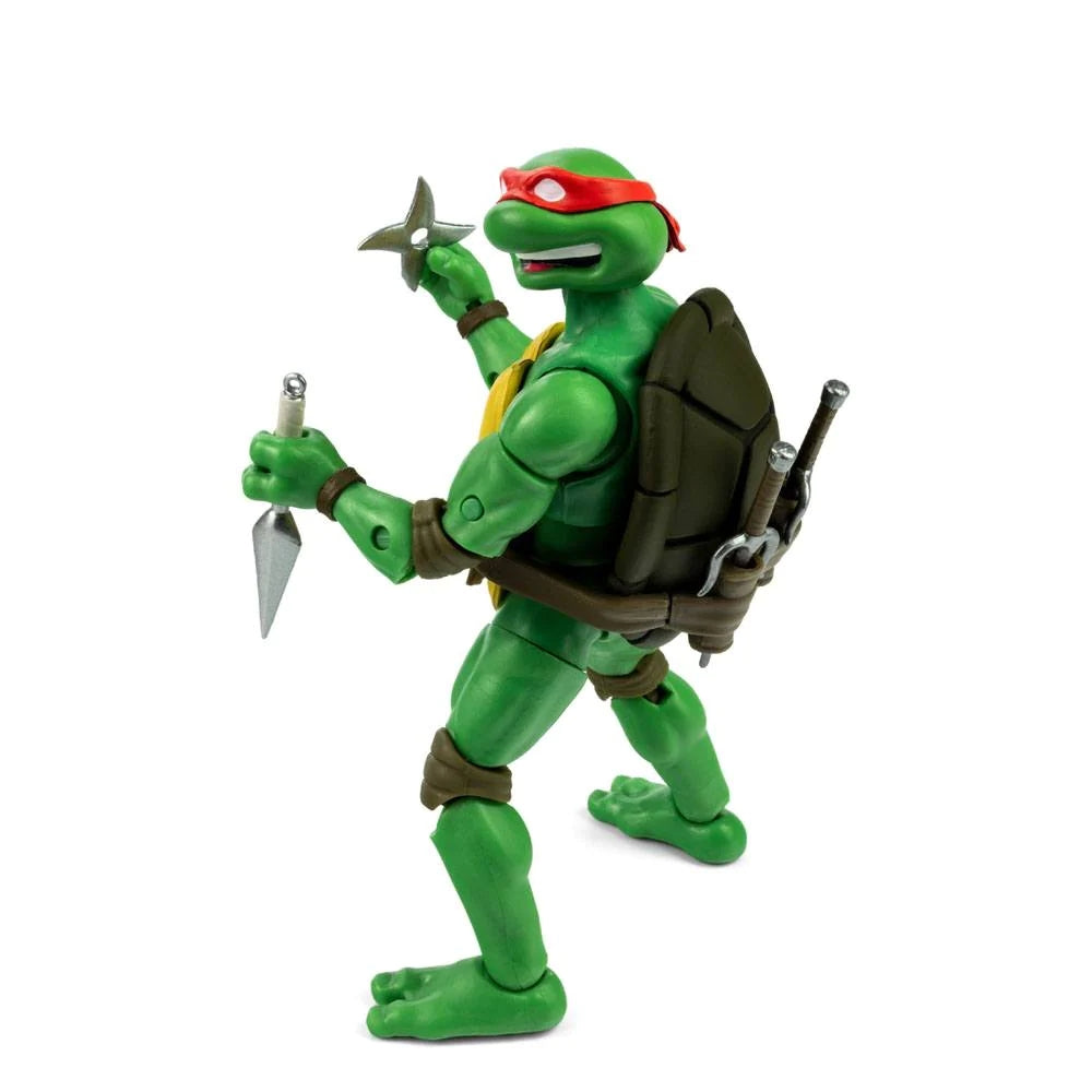 Teenage Mutant Ninja Turtles BST AXN x IDW Action Figure & Comic Book Raphael Exclusive 13 cm