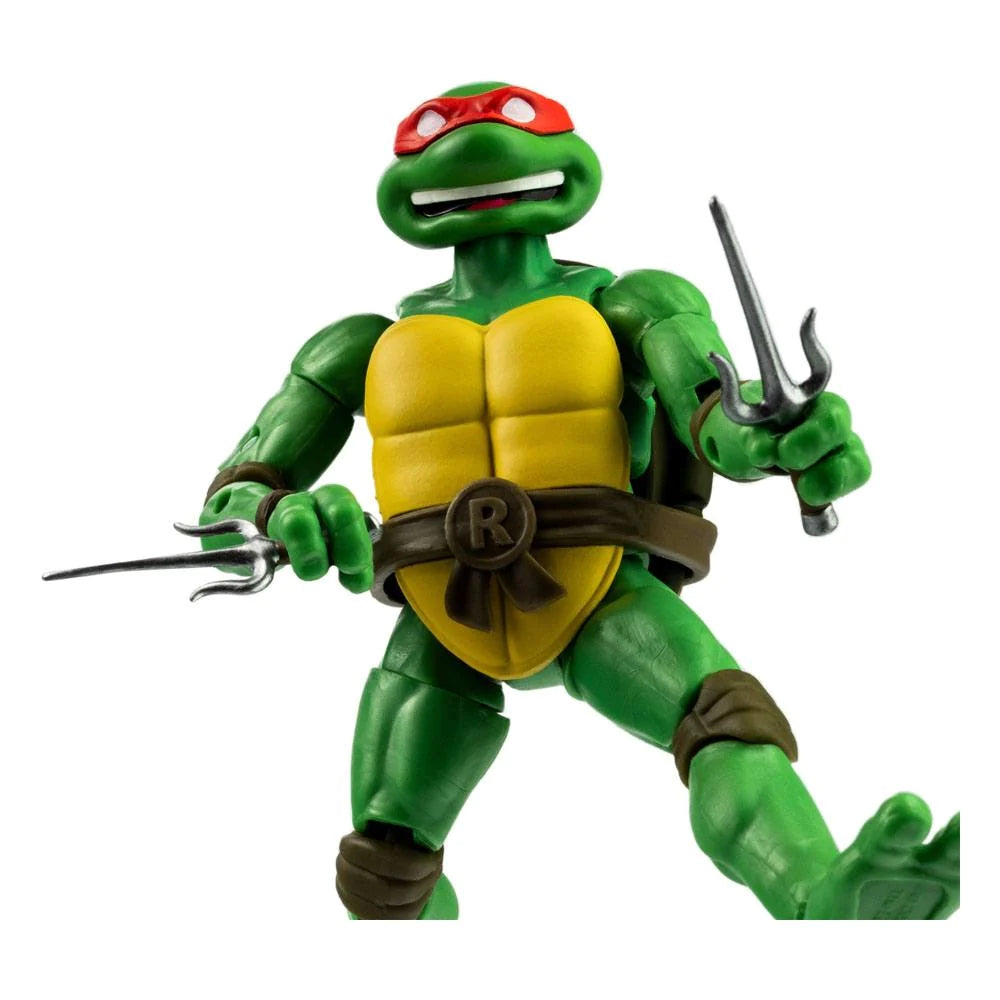 Teenage Mutant Ninja Turtles BST AXN x IDW Action Figure & Comic Book Raphael Exclusive 13 cm