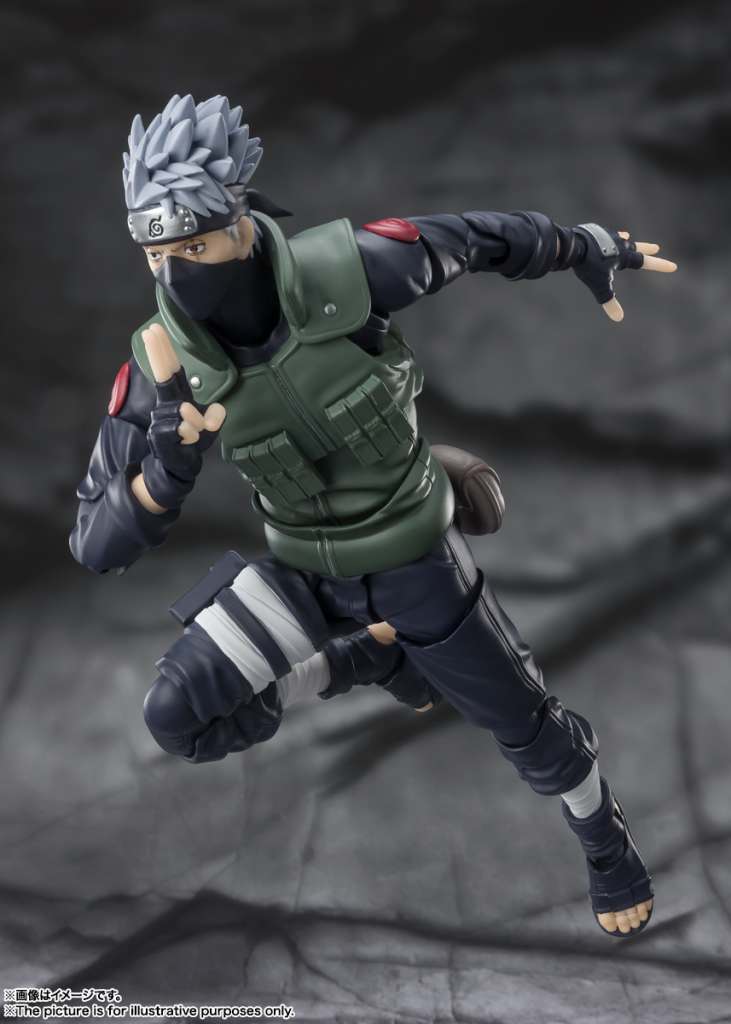 Naruto Shippuden: Kakashi Hatake The Famed Sharingan Hero S.H.Figuarts