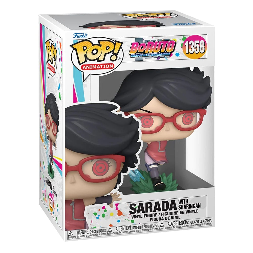 Boruto - Naruto Next Generations POP! Television Vinyl Figure Sarada w/Sharingan 9 cm