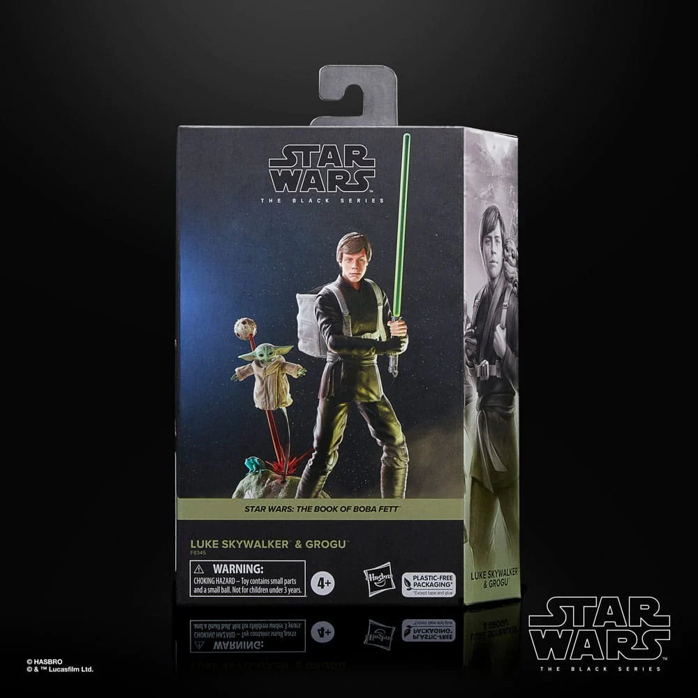 Star Wars: The Book of Boba Fett Black Series Action Figure 2-Pack Luke Skywalker & Grogu 15 cm