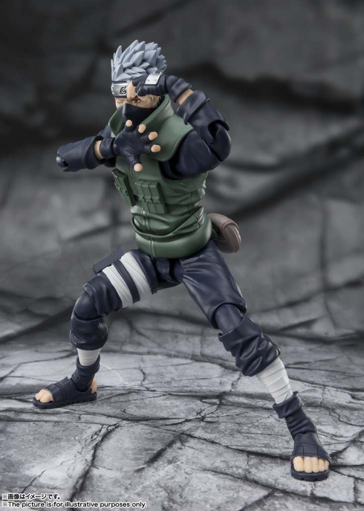 Naruto Shippuden: Kakashi Hatake The Famed Sharingan Hero S.H.Figuarts