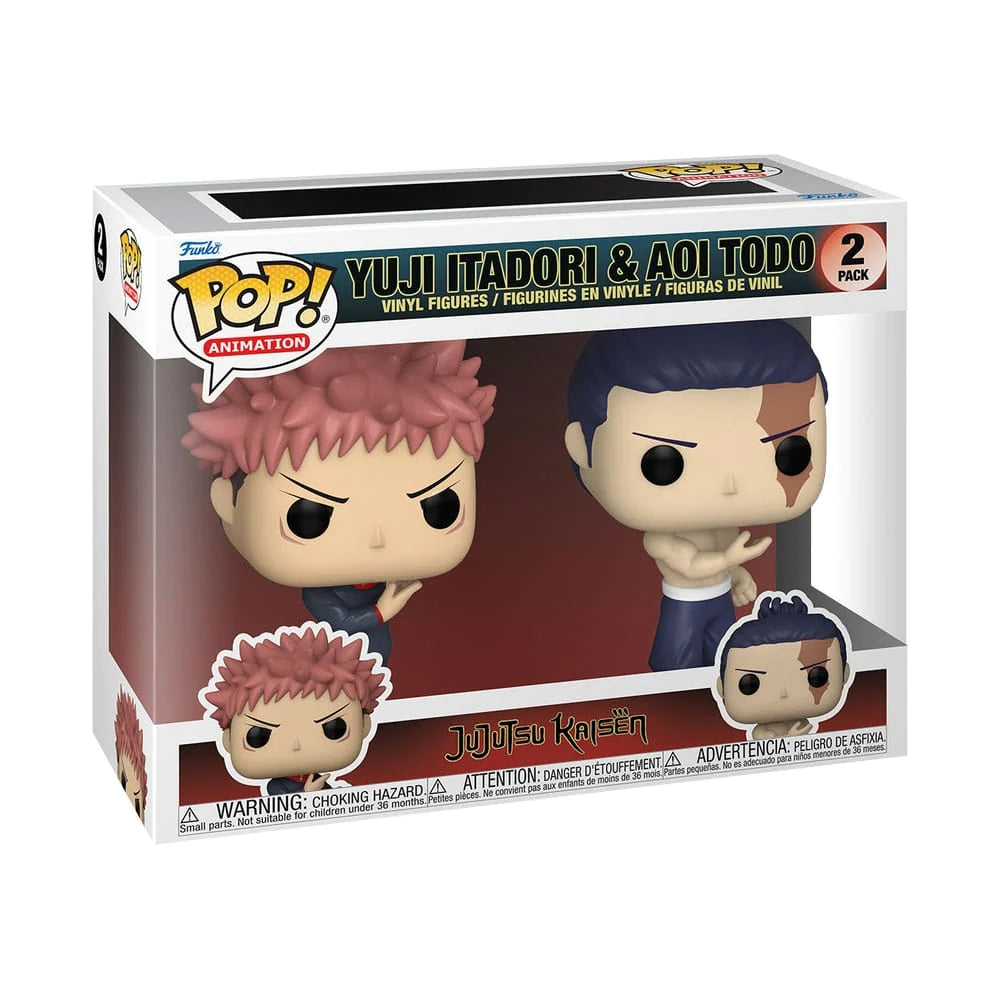 Jujutsu Kaisen POP! Animation Vinyl Figures Itadori & Todo 9 cm