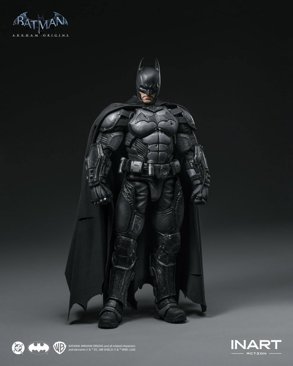INART Batman (Battle Damaged) - Batman Arkham Origins 1/12 Action Figure