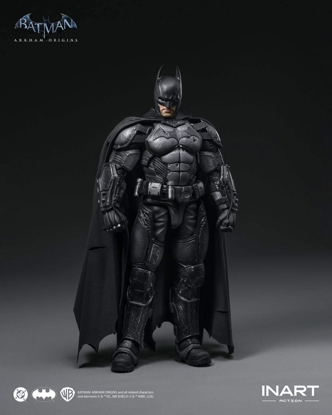 INART Batman (Battle Damaged) - Batman Arkham Origins 1/12 Action Figure