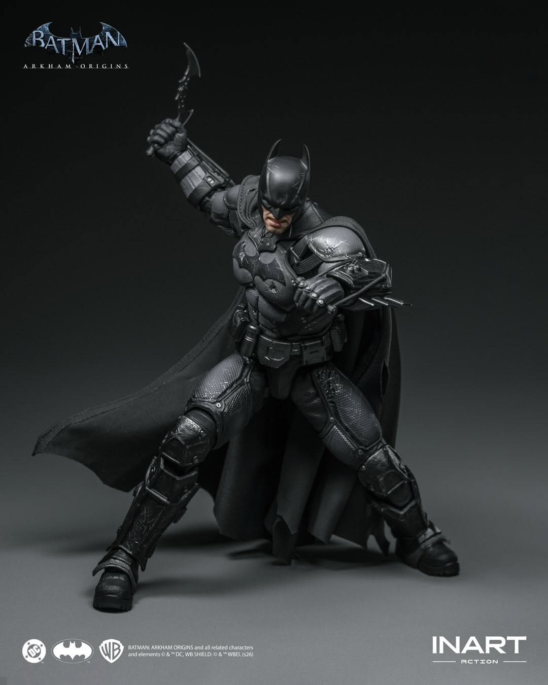 INART Batman (Battle Damaged) - Batman Arkham Origins 1/12 Action Figure