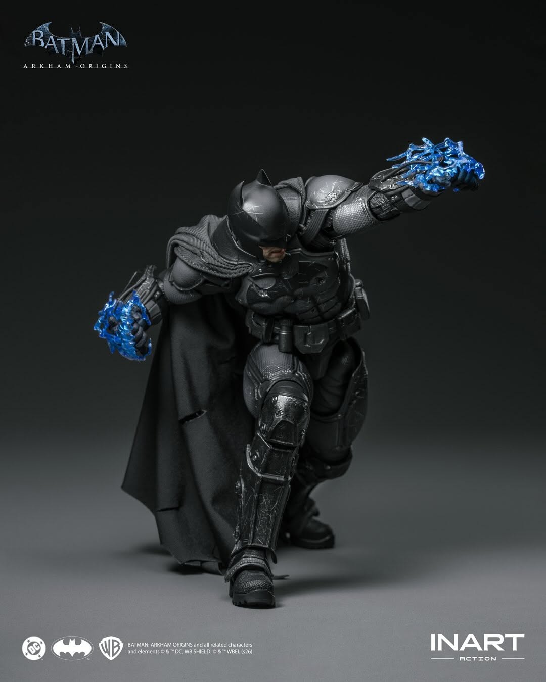 INART Batman (Battle Damaged) - Batman Arkham Origins 1/12 Action Figure