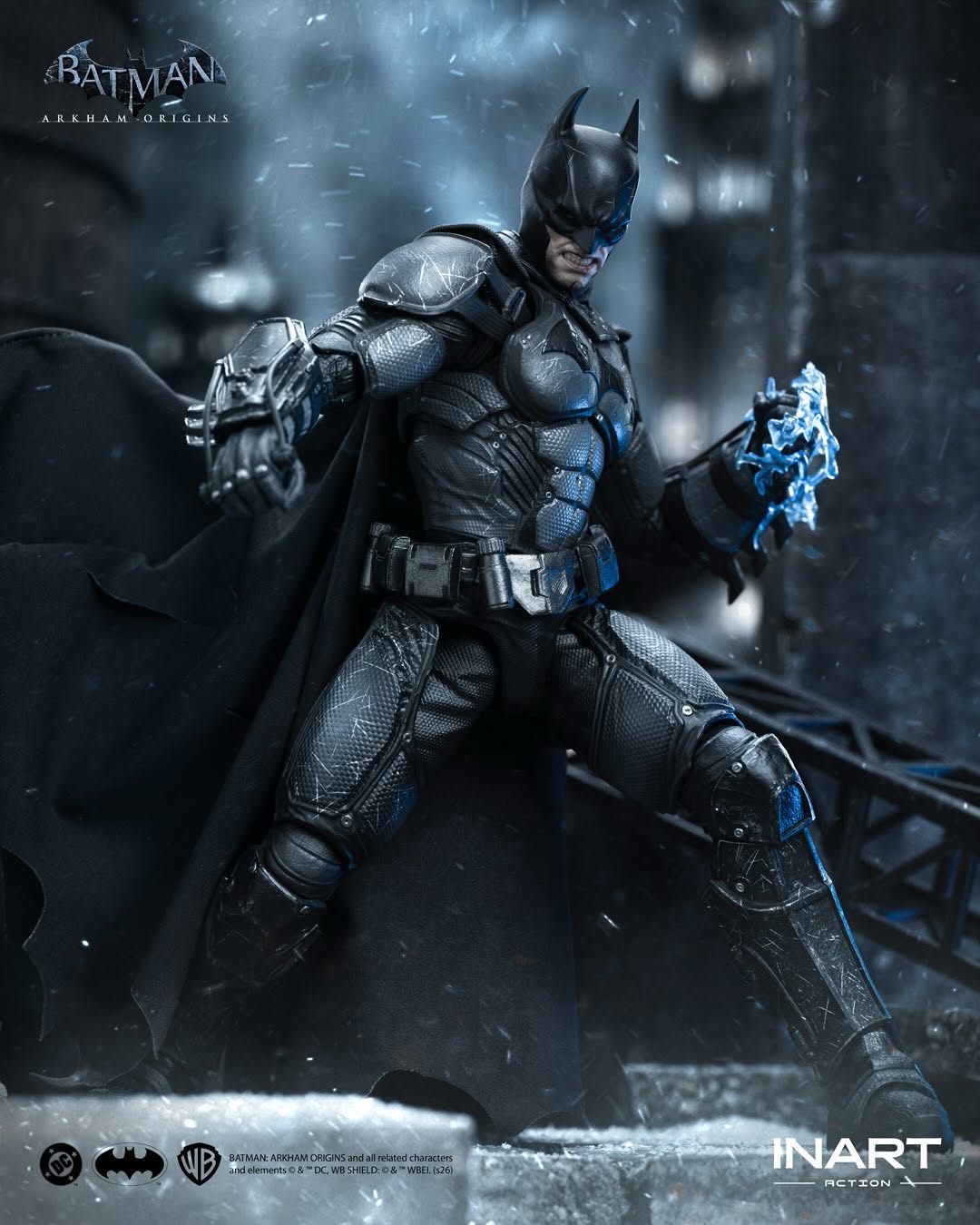 INART Batman (Battle Damaged) - Batman Arkham Origins 1/12 Action Figure