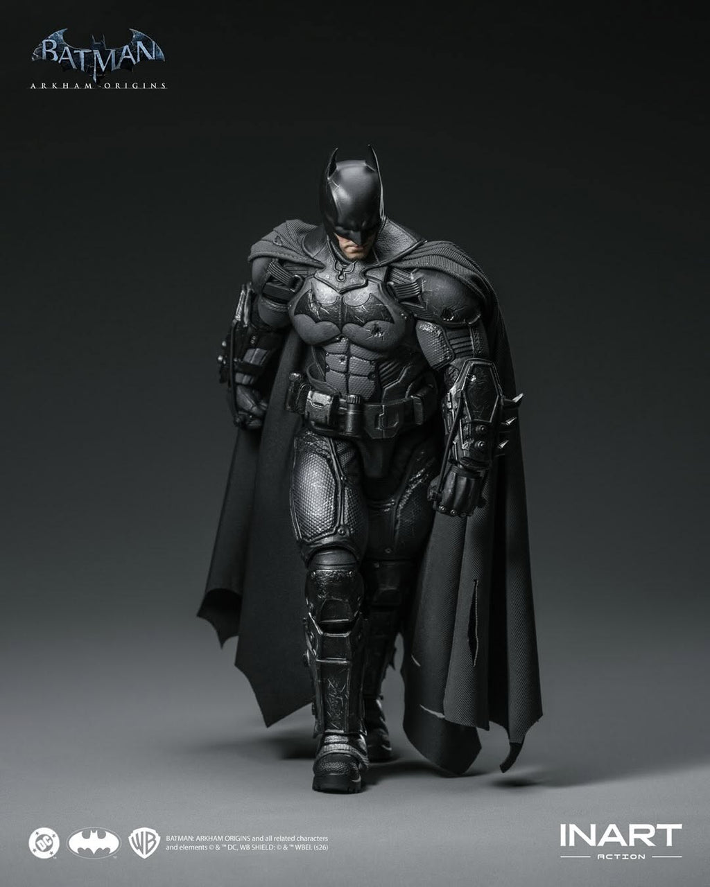 INART Batman (Battle Damaged) - Batman Arkham Origins 1/12 Action Figure