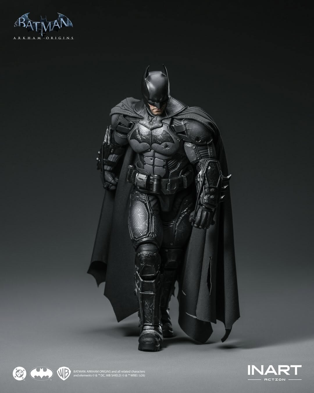 INART Batman (Battle Damaged) - Batman Arkham Origins 1/12 Action Figure