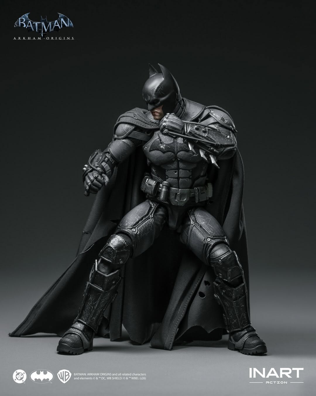 INART Batman (Battle Damaged) - Batman Arkham Origins 1/12 Action Figure