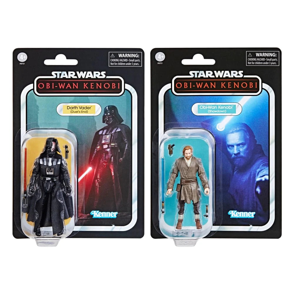 Star Wars: Obi-Wan Kenobi Vintage Collection Action Figure 2-Pack Darth Vader (Showdown) & Obi-Wan Kenobi (Showdown) 10 cm