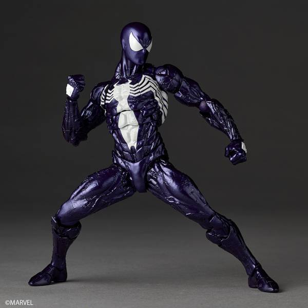 Symbiote Spider-Man (Purple Version)- Revoltech Amazing Yamaguchi - Symbiote