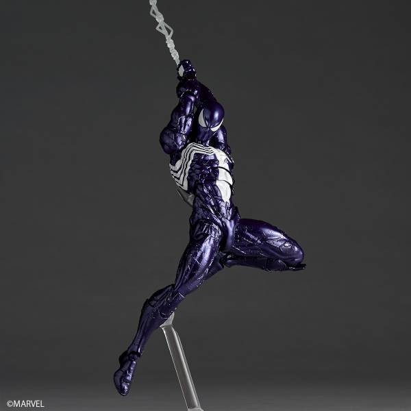 Symbiote Spider-Man (Purple Version)- Revoltech Amazing Yamaguchi - Symbiote